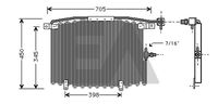 EACLIMA 30C02001 - Condensador, aire acondicionado