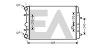 EACLIMA 31R77135 - Radiador, refrigeración del motor