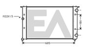 EACLIMA 31R77084 - Radiador, refrigeración del motor