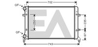 EACLIMA 31R77107 - Radiador, refrigeración del motor