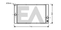 EACLIMA 31R78046 - Radiador, refrigeración del motor