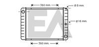 EACLIMA 31R78014 - Radiador, refrigeración del motor