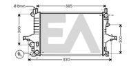 EACLIMA 31R78044 - Diámetro de salida 1 [mm]: 37<br>Calidad: Premium<br>Diámetro de entrada 1 [mm]: 37<br>Tipo radiador: Aletas refrigeración soldadas<br>Restricción de fabricante: VALEO<br>Profundidad de red [mm]: 44<br>Longitud de red [mm]: 620<br>Ancho de red [mm]: 421<br>Material: Aluminio<br>Material: Plástico<br>