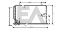 EACLIMA 30C07023 - Condensador, aire acondicionado