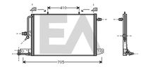 EACLIMA 30C02003 - Condensador, aire acondicionado