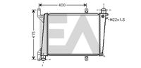 EACLIMA 31R78034 - Radiador, refrigeración del motor