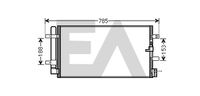 EACLIMA 30C02026 - Condensador, aire acondicionado