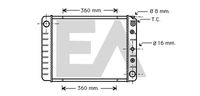 EACLIMA 31R78011 - Radiador, refrigeración del motor