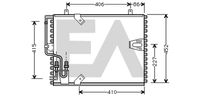 EACLIMA 30C07022 - Condensador, aire acondicionado