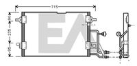 EACLIMA 30C02002 - Condensador, aire acondicionado