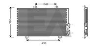 EACLIMA 30C03004 - Condensador, aire acondicionado