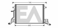 EACLIMA 30C02021 - Condensador, aire acondicionado