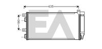 EACLIMA 30C07042 - Condensador, aire acondicionado