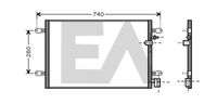 EACLIMA 30C02018 - Condensador, aire acondicionado