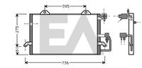 EACLIMA 30C02006 - Condensador, aire acondicionado