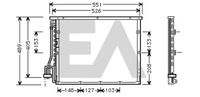 EACLIMA 30C07020 - Condensador, aire acondicionado