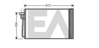 EACLIMA 30C07043 - Condensador, aire acondicionado