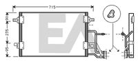 EACLIMA 30C02012 - Condensador, aire acondicionado