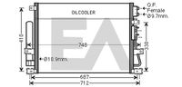 EACLIMA 30C12030 - Material: Aluminio<br>Artículo complementario / información complementaria 2: con secador<br>Ø entrada [mm]: 15,5<br>Ø salida [mm]: 10,2<br>Agente frigorífico: R 134 a<br>Longitud de red [mm]: 597<br>Ancho de red [mm]: 468<br>Profundidad de red [mm]: 20<br>