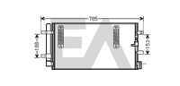 EACLIMA 30C02032 - Condensador, aire acondicionado