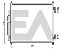 EACLIMA 30C05018 - Condensador, aire acondicionado