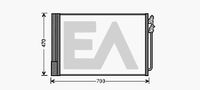 EACLIMA 30C07049 - Condensador, aire acondicionado