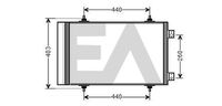 EACLIMA 30C10025 - Condensador, aire acondicionado