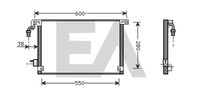 EACLIMA 30C10010 - Condensador, aire acondicionado