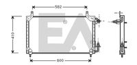 EACLIMA 30C20001 - Condensador, aire acondicionado