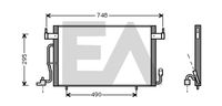 EACLIMA 30C10009 - Condensador, aire acondicionado