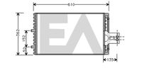 EACLIMA 30C10005 - Condensador, aire acondicionado