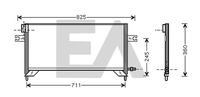 EACLIMA 30C18022 - Condensador, aire acondicionado