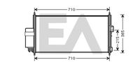 EACLIMA 30C18023 - Condensador, aire acondicionado