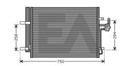 EACLIMA 30C22048 - Condensador, aire acondicionado