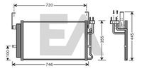 EACLIMA 30C28017 - Condensador, aire acondicionado