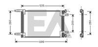 EACLIMA 30C25034 - Condensador, aire acondicionado