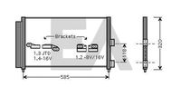 EACLIMA 30C25038 - Condensador, aire acondicionado