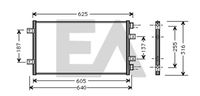 EACLIMA 30C25033 - Condensador, aire acondicionado