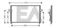 EACLIMA 30C28008 - Condensador, aire acondicionado