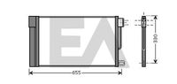 EACLIMA 30C25055 - Condensador, aire acondicionado