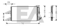 EACLIMA 30C25027 - Condensador, aire acondicionado