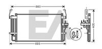 EACLIMA 30C28021 - Condensador, aire acondicionado