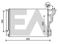 EACLIMA 30C28042 - Condensador, aire acondicionado