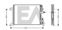 EACLIMA 30C30001 - Condensador, aire acondicionado