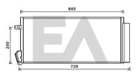 EACLIMA 30C25060 - Condensador, aire acondicionado