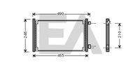 EACLIMA 30C25029 - Condensador, aire acondicionado