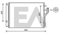 EACLIMA 30C28040 - País producción vehículo: Europa<br>Artículo complementario / información complementaria 2: con secador<br>Longitud de red [mm]: 491<br>Ancho de red [mm]: 386<br>Profundidad de red [mm]: 18<br>