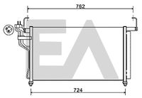 EACLIMA 30C28045 - Condensador, aire acondicionado