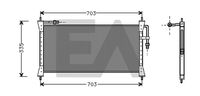 EACLIMA 30C35002 - Condensador, aire acondicionado