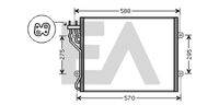 EACLIMA 30C33008 - Condensador, aire acondicionado